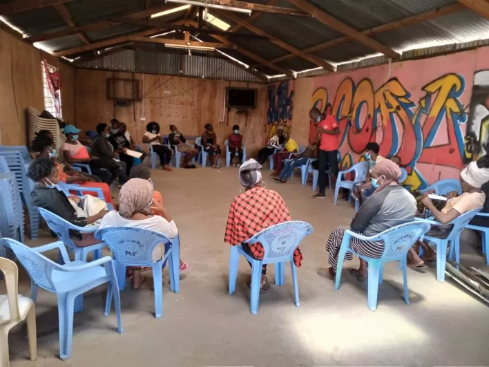 Mukuru town hall meeting on child pregnancies