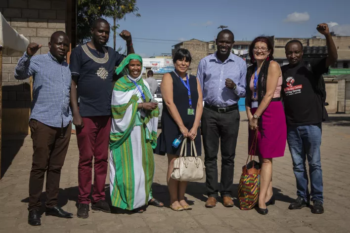 Delegation of UK lawyers visit defenders