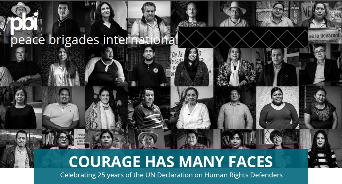 courage has many faces; Report